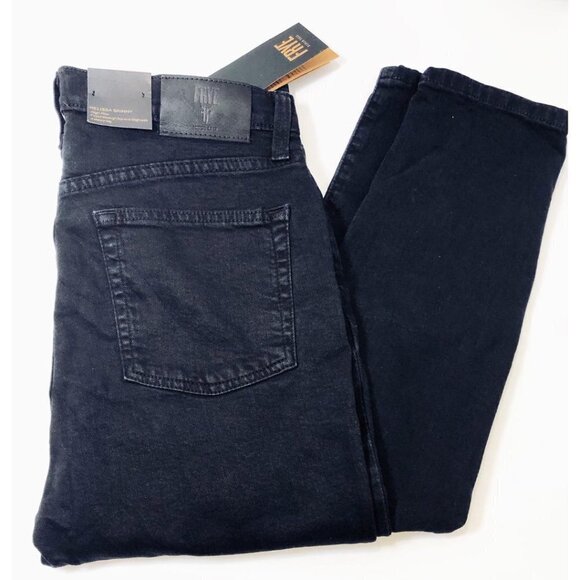 Frye Womens Black Mid Rise Distressed Ripped Melissa Skinny Jeans Sz 27 New - Picture 3 of 10